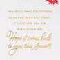 Pink and Red Poinsettias Christmas Card Sentiment image number 2