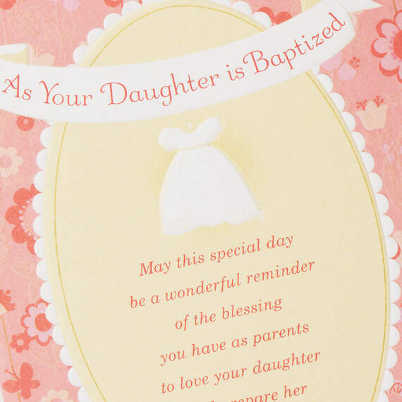 God's Special Plans Religious Baptism Card for Girl, , large image number 5