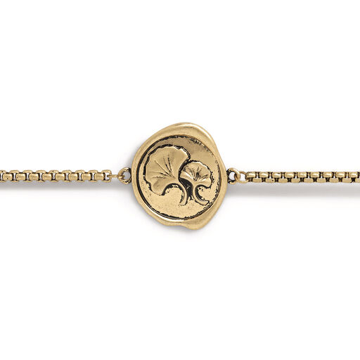 Demdaco Ginkgo Charm Dear You Best Friend Bracelet, 