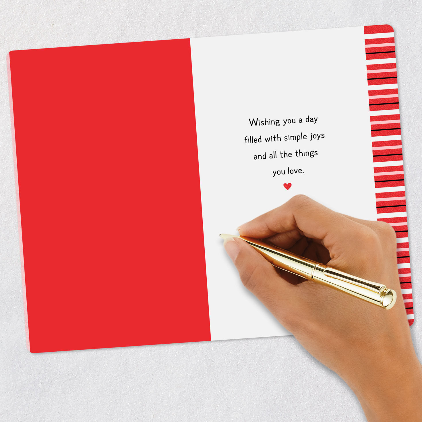 Heart Cookies Simple Joys Happy Valentine's Day Card, , large image number 6