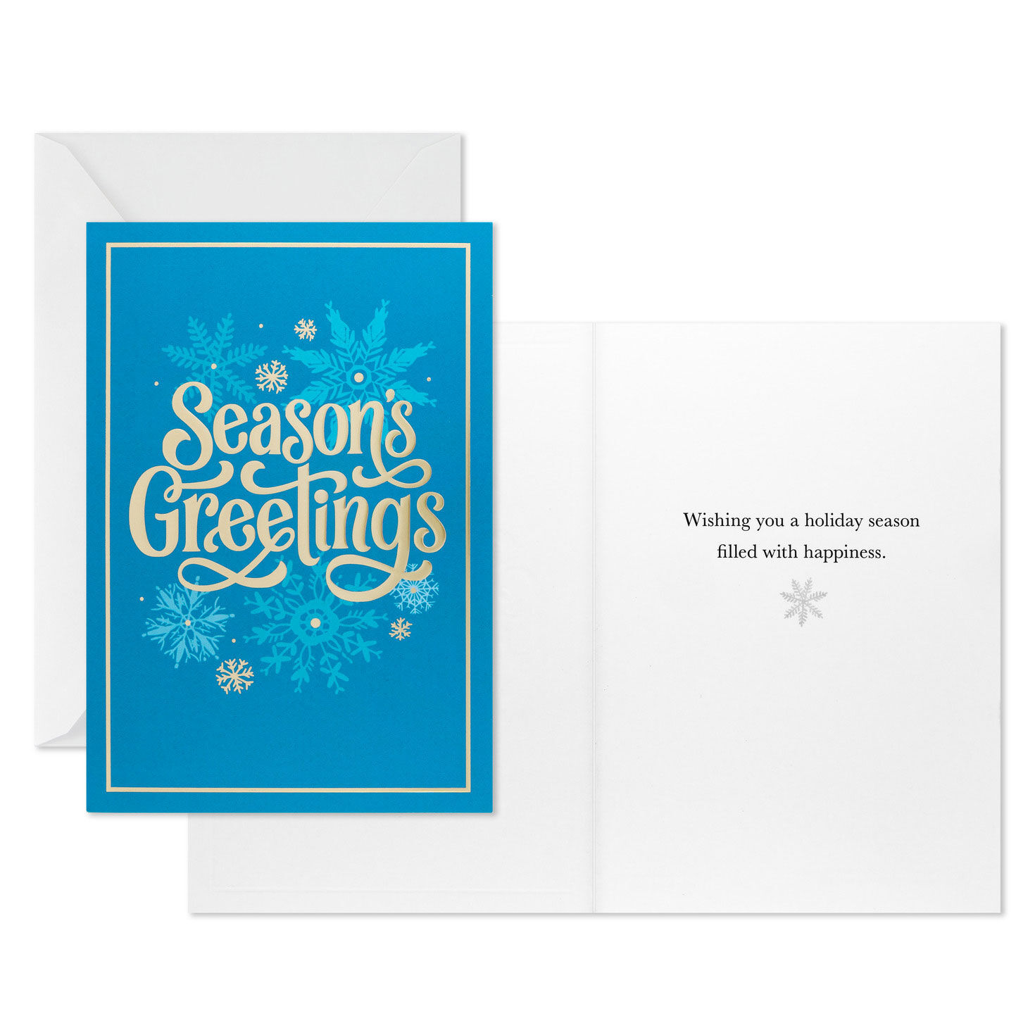 Red and Blue Boxed Christmas Cards Bulk Assortment Card Front with Sentiment image number 4