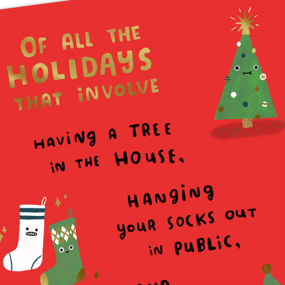 You're One of My Favorites Funny Christmas Card, , large image number 4