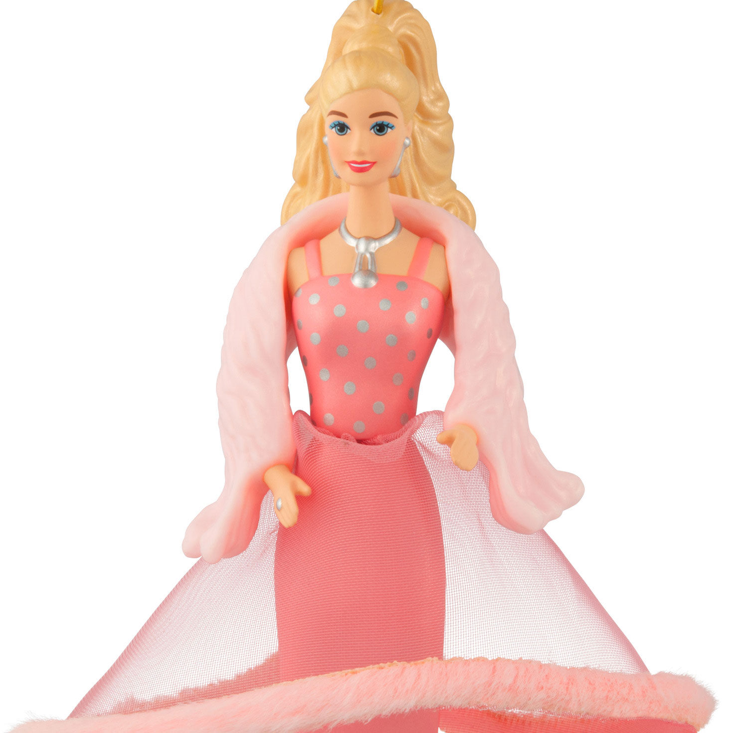 Barbie Pink Outfit Keepsake Ornament upclose view image number 5