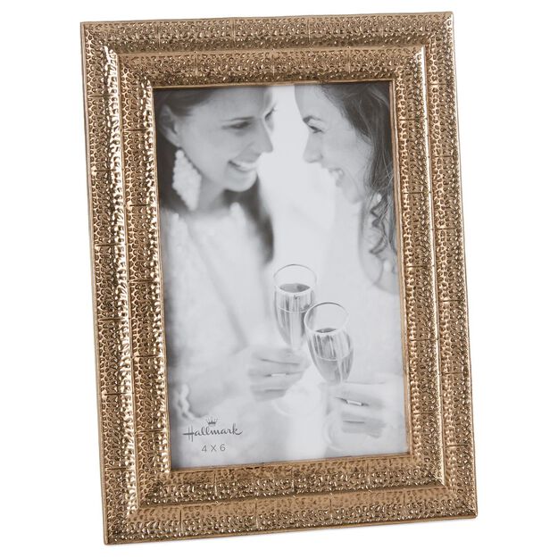 Metallic Gold 4x6 Picture Frame Frames Hallmark Metallic Gold 4x6 Picture Frame