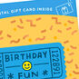 Fun Ticket Gift Card Greeting Birthday Card, , large image number 5