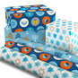 Blue Hanukkah Designs 3-Pack Wrapping Paper Assortment, 120 sq. ft., , large image number 2