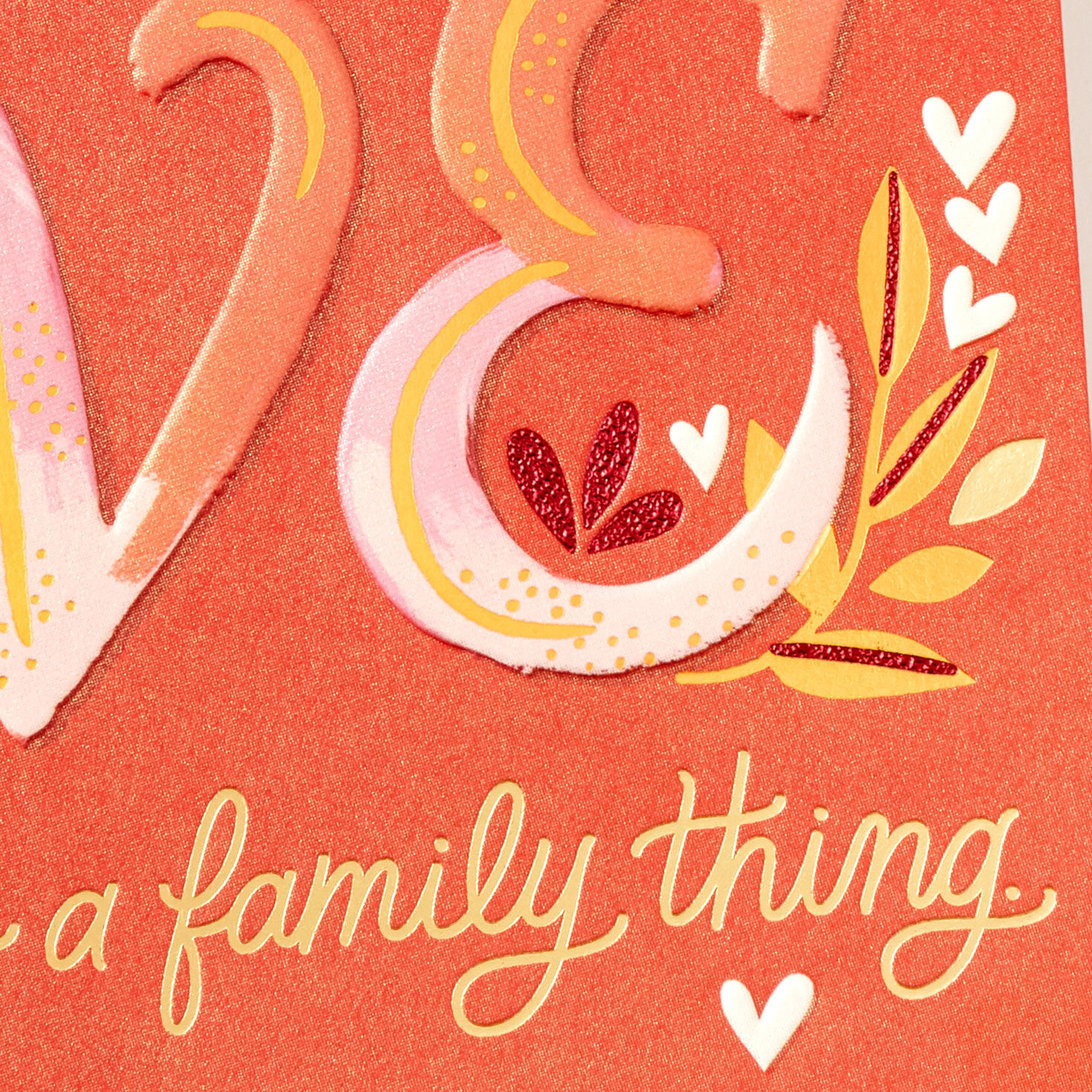 Love Is a Family Thing Valentine's Day Card for only USD 4.99 | Hallmark