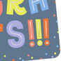 Colorful Block Lettering and Confetti Congratulations Card Card Front Detail image number 4
