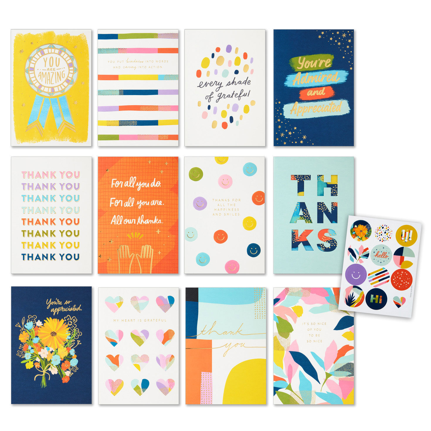 Hallmark+ Membership Thank You Cards Pack fronts image number 4