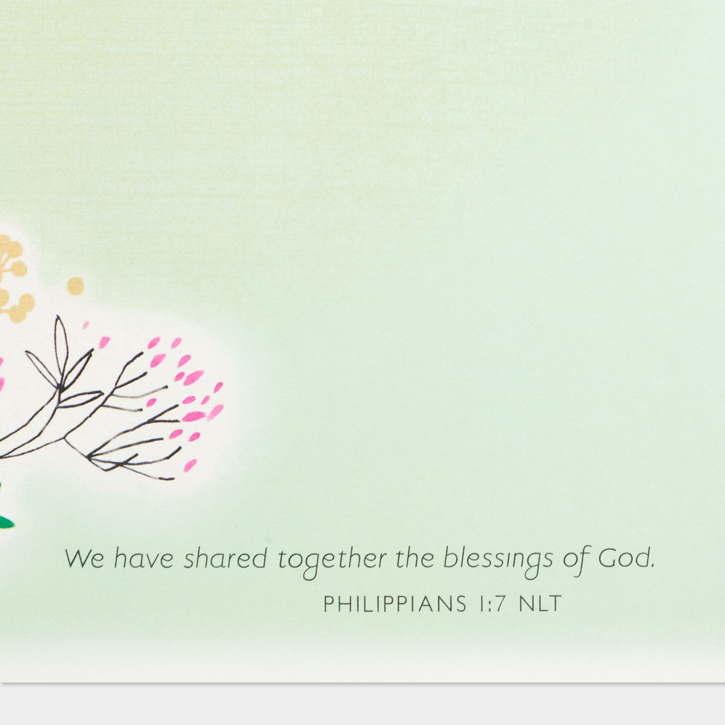 Floral Collage Religious Mother's Day Card for Wife scripture image number 3