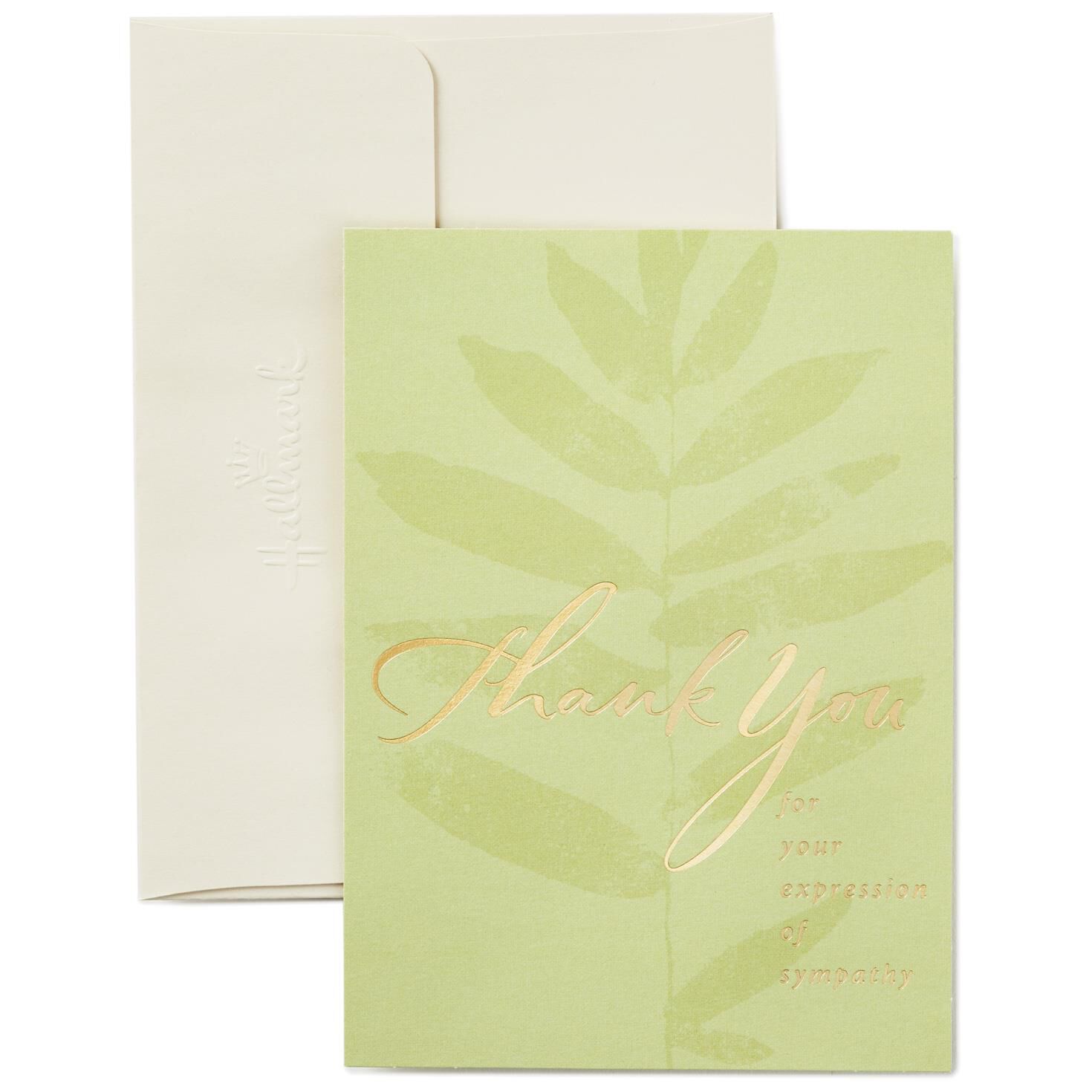 sympathy thank you notes stationery hallmark condolences thank you cards