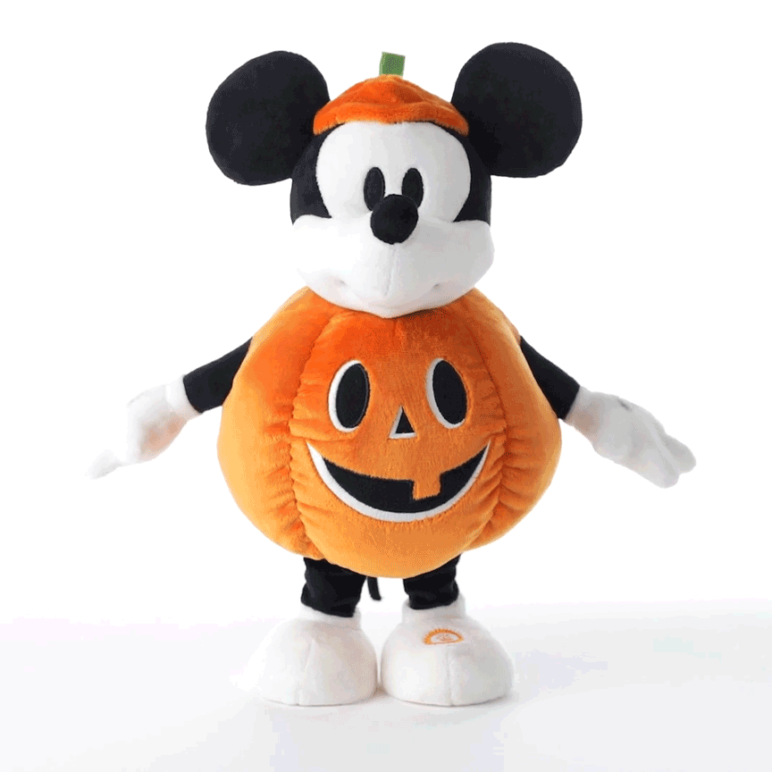 Disney Jack-o'-Lantern Mickey Mouse Plush With Sound and Motion, 12.5" for only USD 49.99 | Hallmark