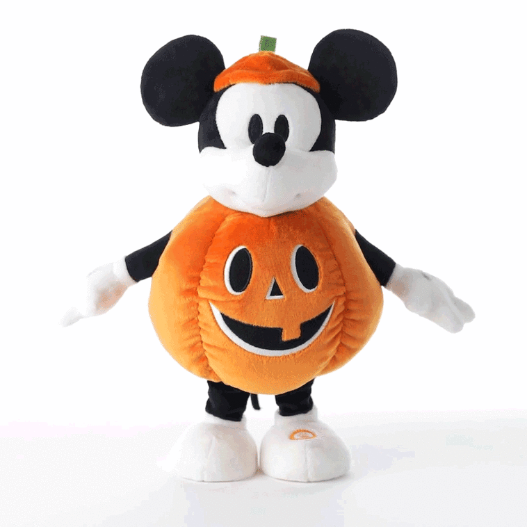 Mickey Mouse Pumpkin Plush With Sound and Motion  image number 2