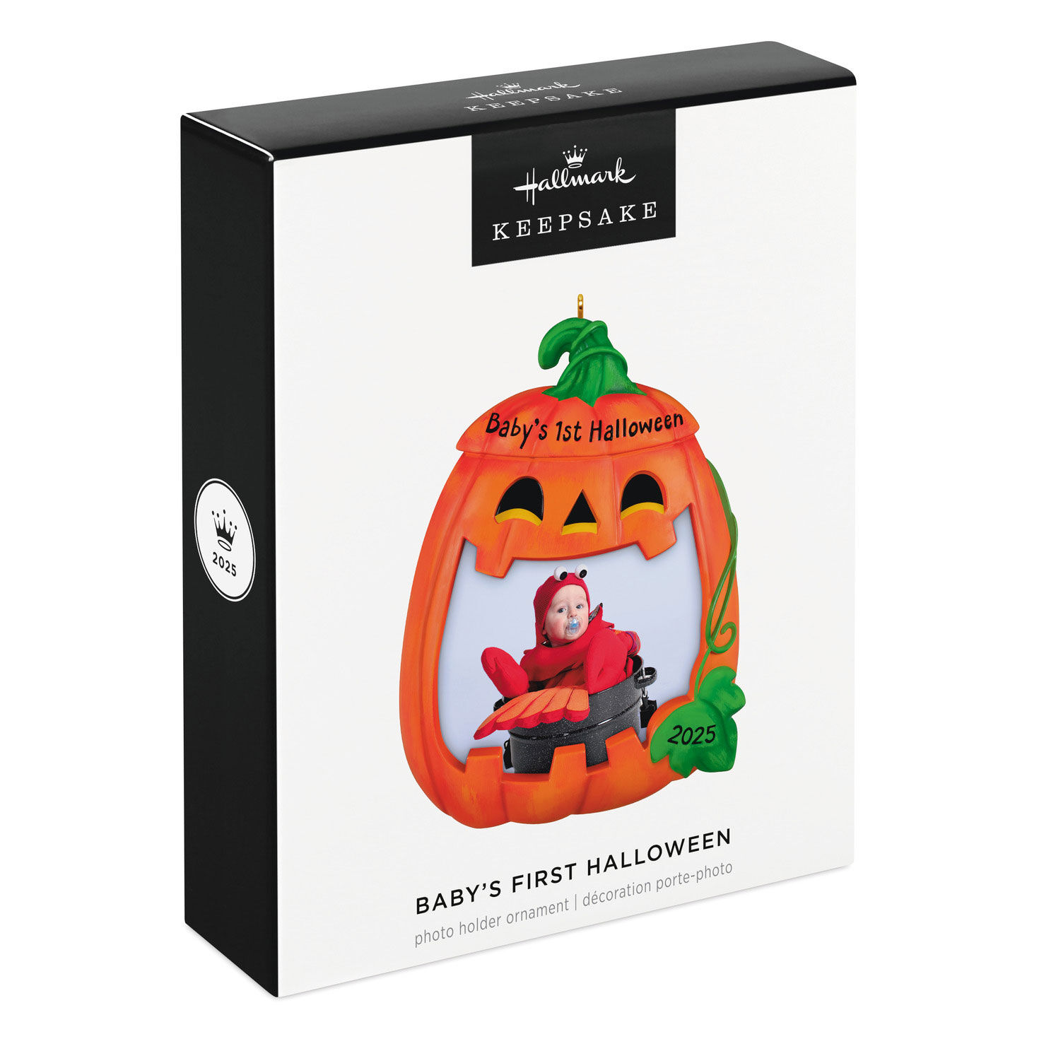 Baby 1st Halloween Pumpkin Frame Keepsake Ornament Package front image number 5