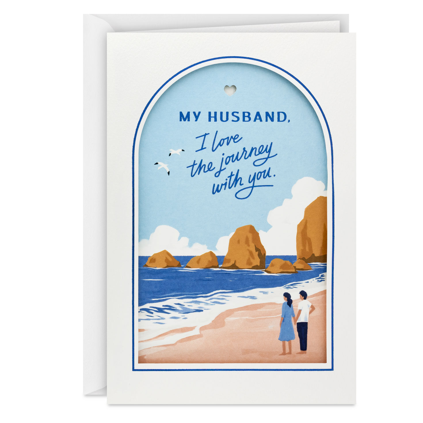I Love the Journey With You Anniversary Card for Husband