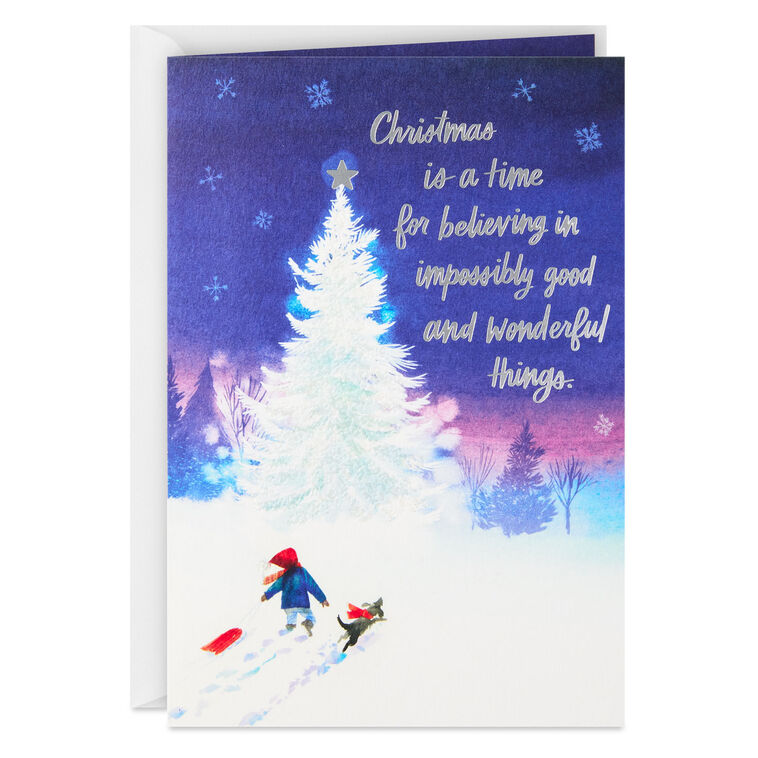 UNICEF Wishing You Wonder and Magic Christmas Card