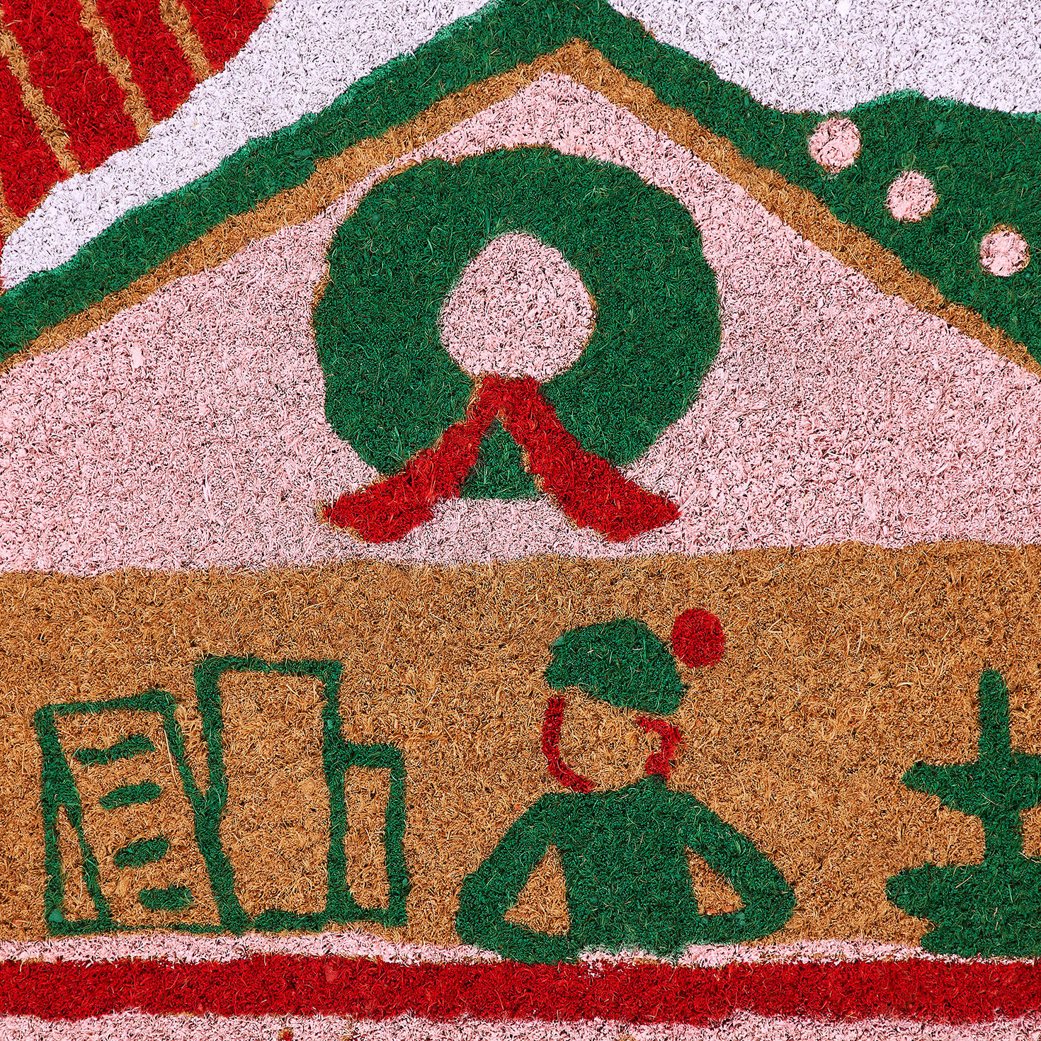 House-Shaped Holiday Outdoor Coir Doormat for only USD 19.99 | Hallmark