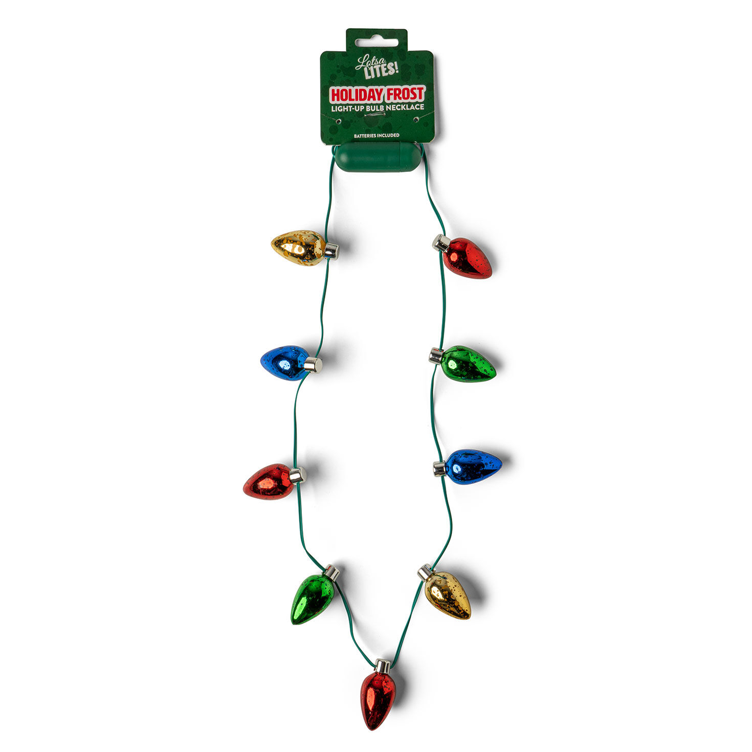 Lotsa Lites Holiday Frost LightUp Christmas Lights Necklace for only USD 12.99 | Hallmark