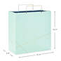 10.4" Mint Green With Gold Large Square Gift Bag, , large image number 3