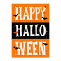 Large Letters and Stripes Personalized Halloween Card  image number 2