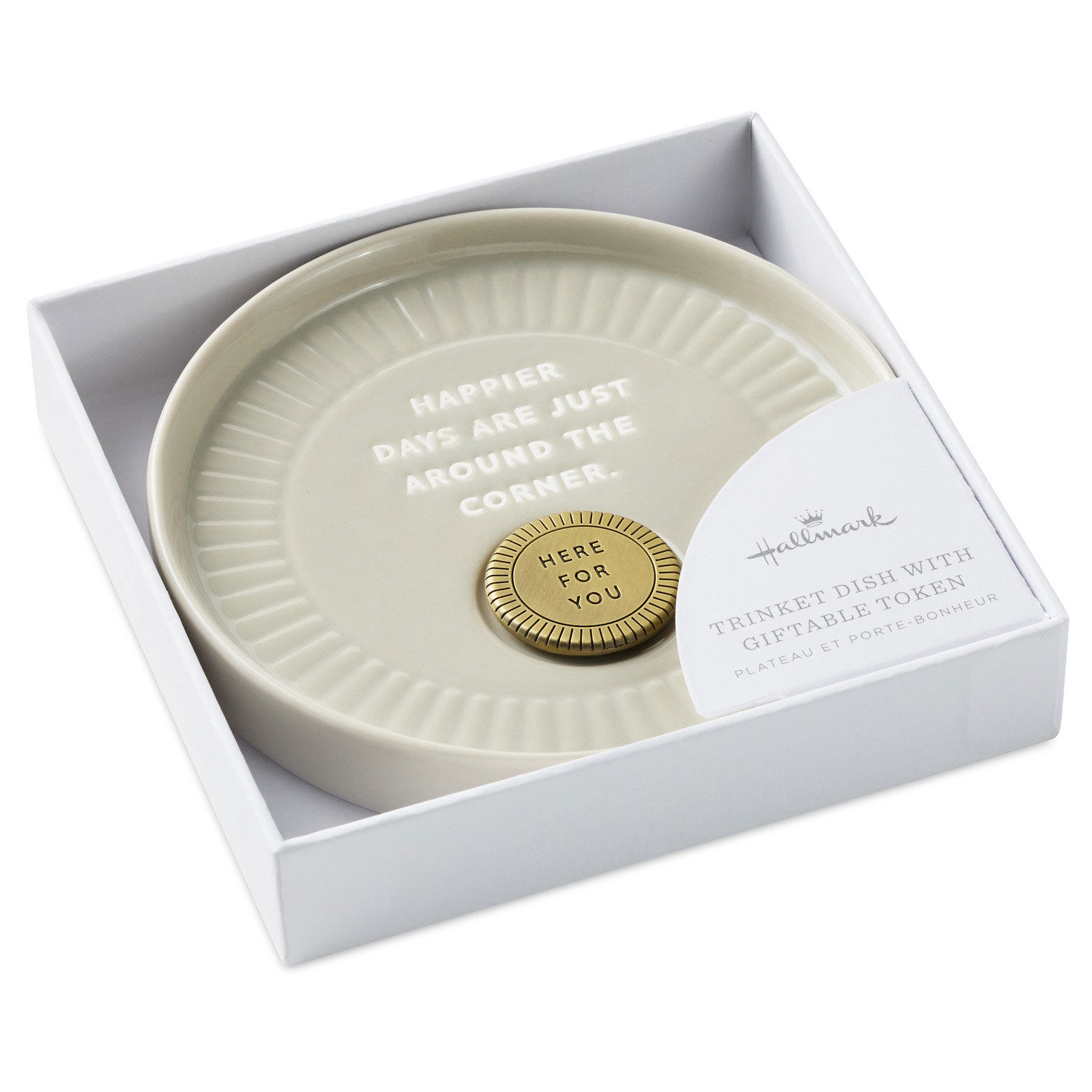 Sun and Rays Round Trinket Dish With Token, , large image number 6