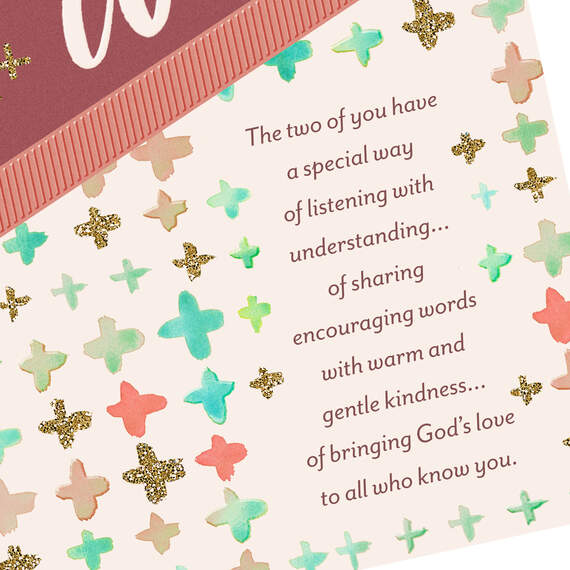 You Bring God's Love Religious Clergy Appreciation Card for Pastor and Wife, , large image number 5