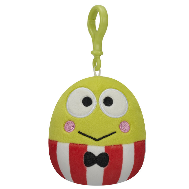 3.5" Squishmallows Sanrio Keroppi Plush Backpack Clip