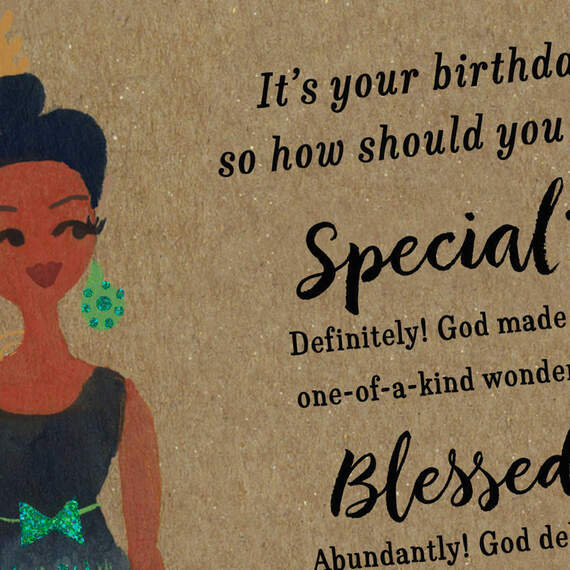 Fabulous Day Religious Birthday Card, , large image number 5