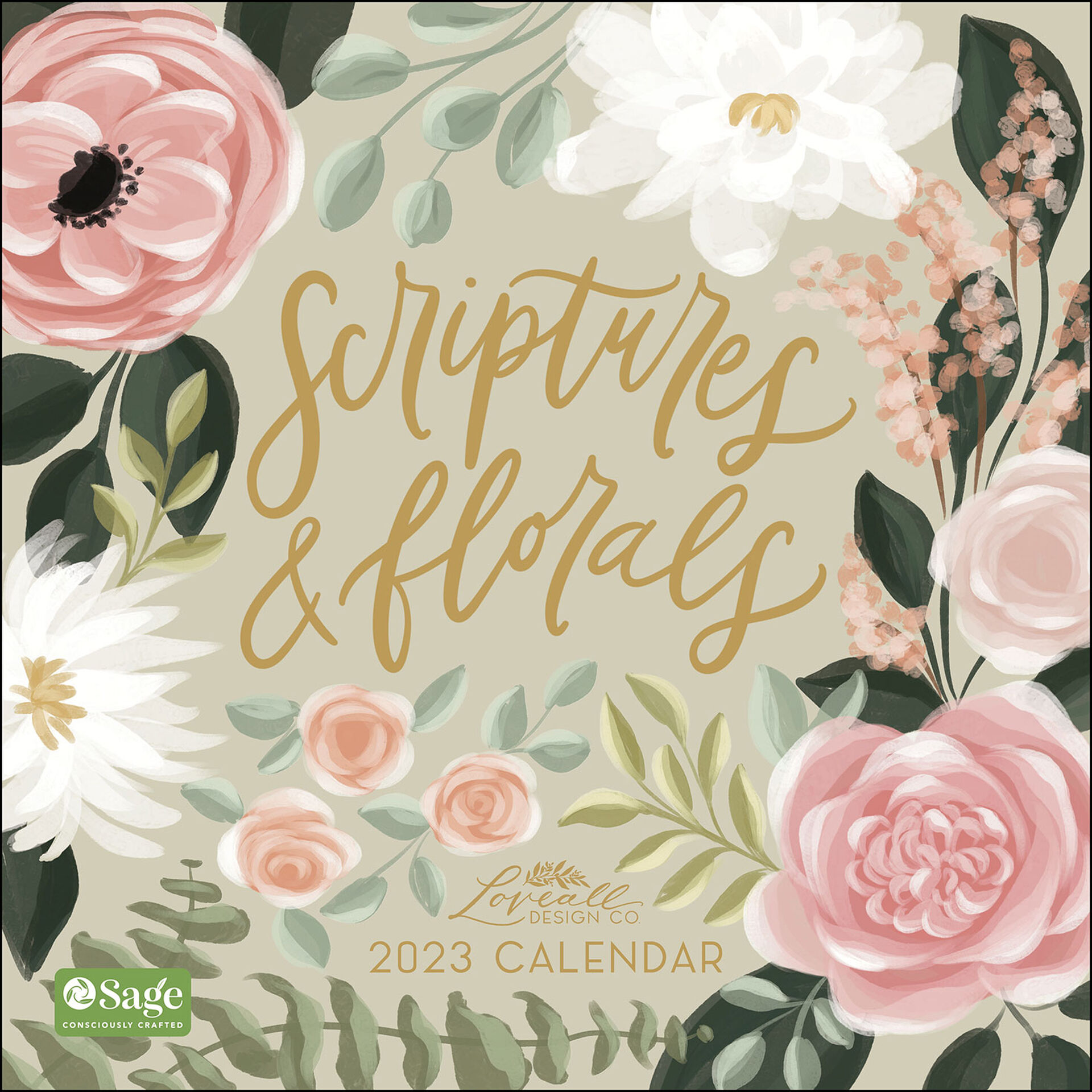 Scriptures And Florals 2023 Wall Calendar - Calendars & Planners - Hallmark