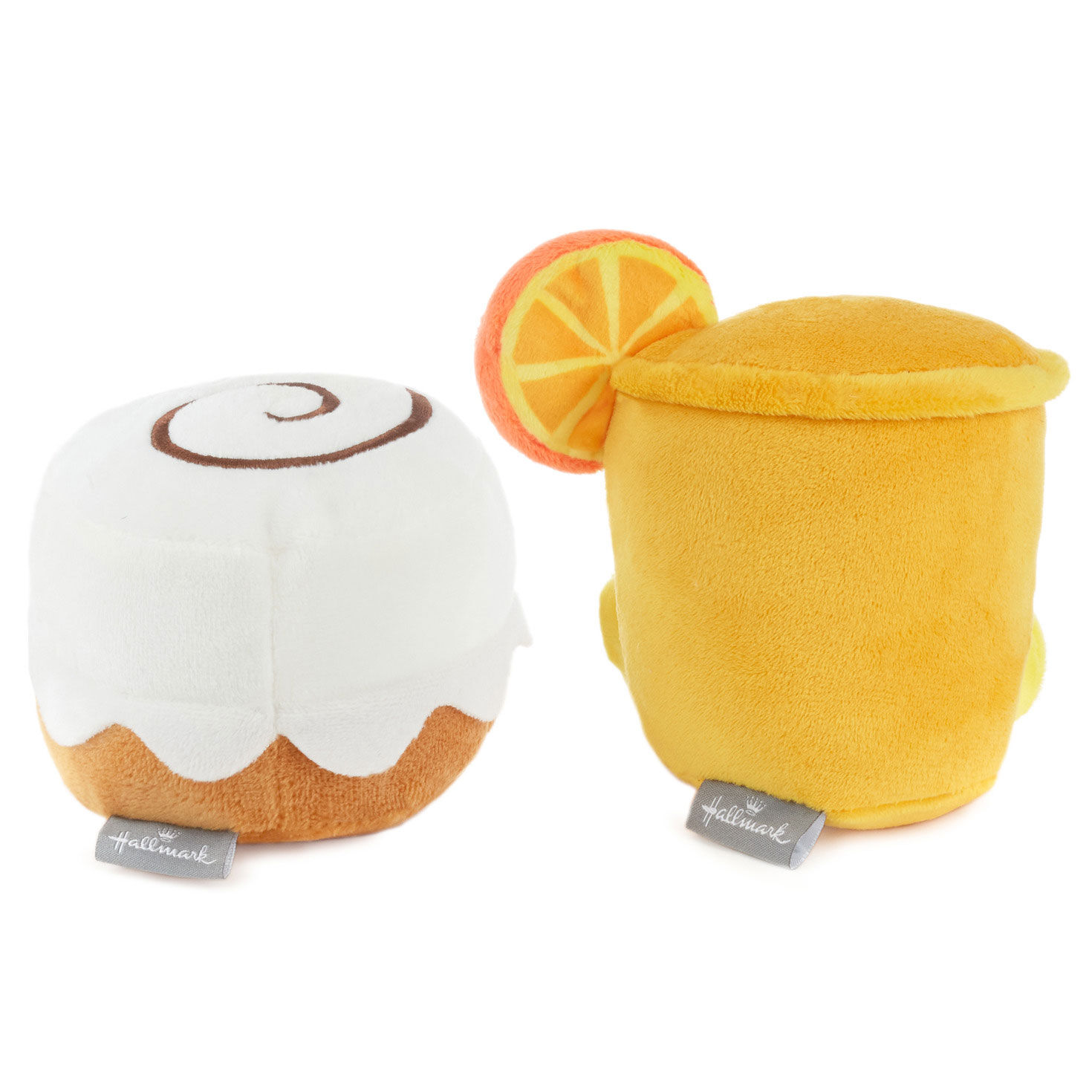 Better Together Cinnamon Roll and Orange Juice Magnetic Plush Pair