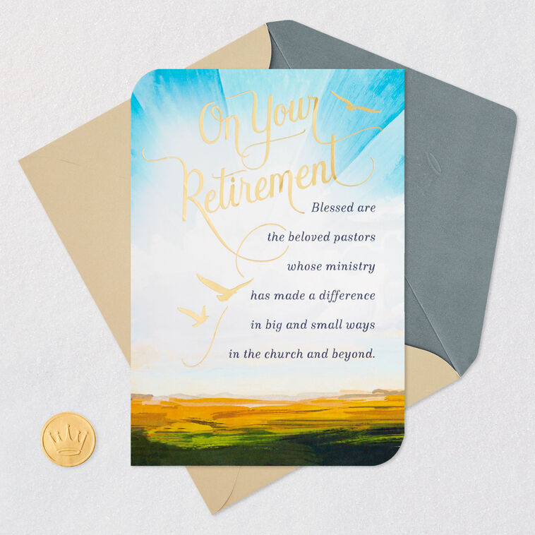 God's Best to You Religious Retirement Card for Pastor, , large image number 6