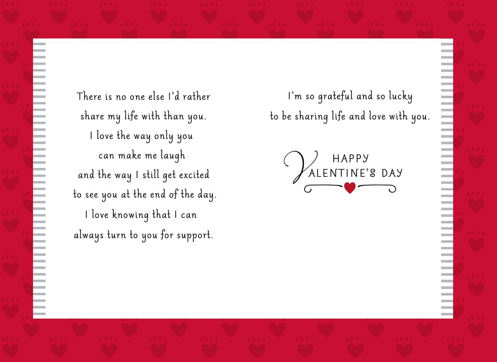 Cute Kittens Valentine's Day Card for Wife