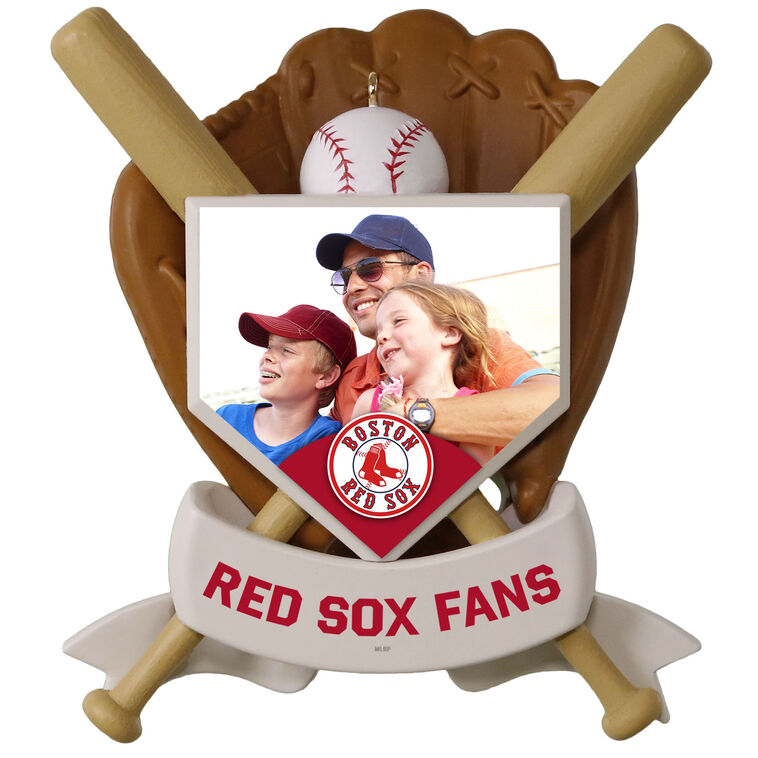 MLB Boston Red Sox™ Baseball Personalized Ornament, Custom Photo and Text