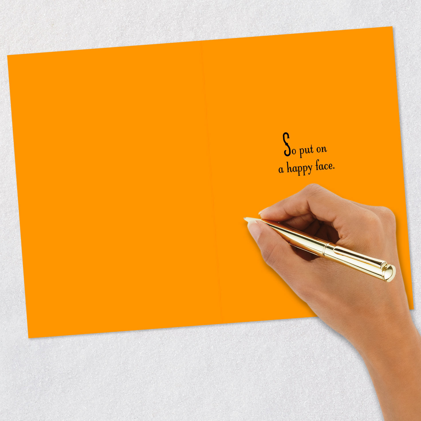 Put on a Happy Face Halloween Card Signing card image number 6