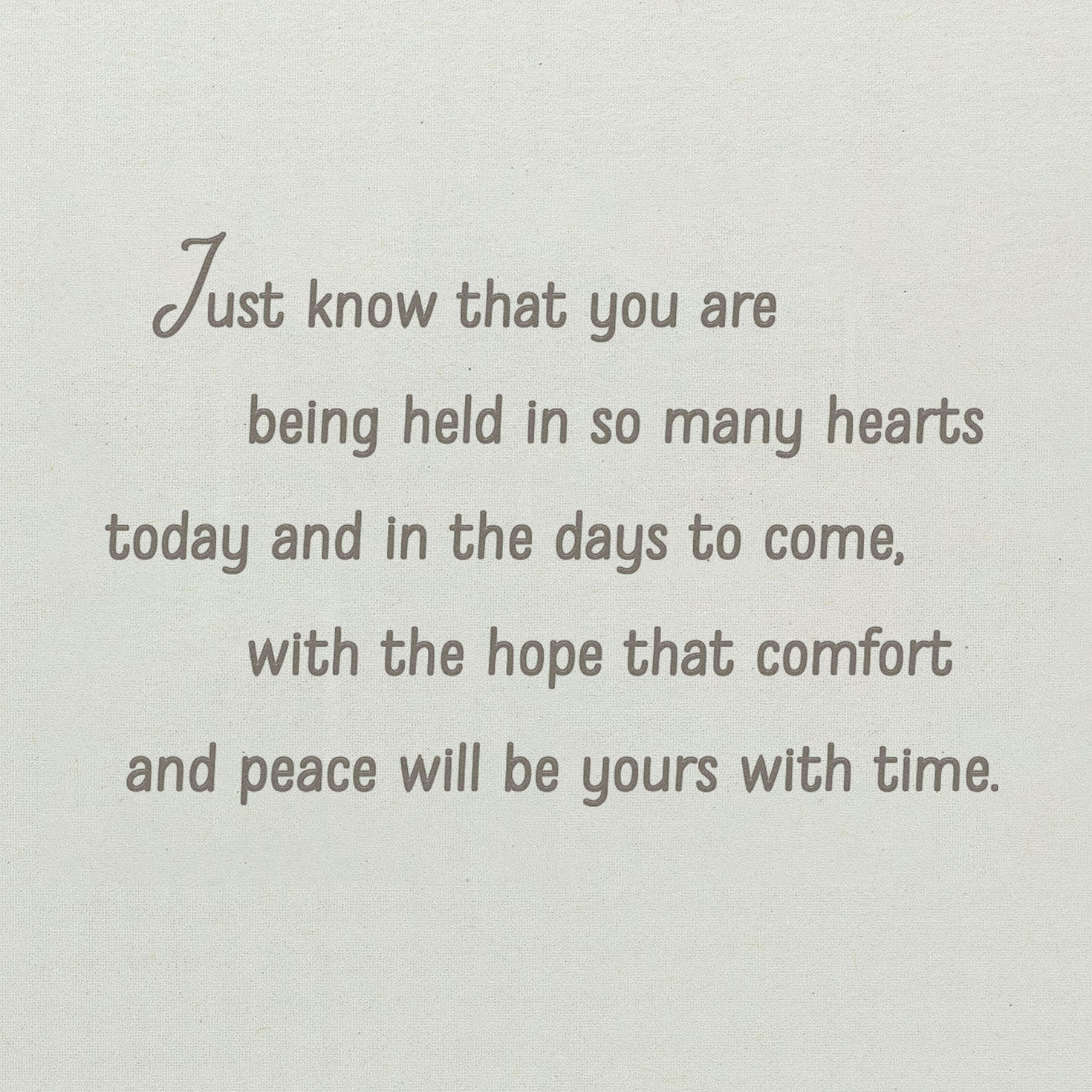 Wildflowers I'm So Sorry Sympathy Card Sentiment image number 3