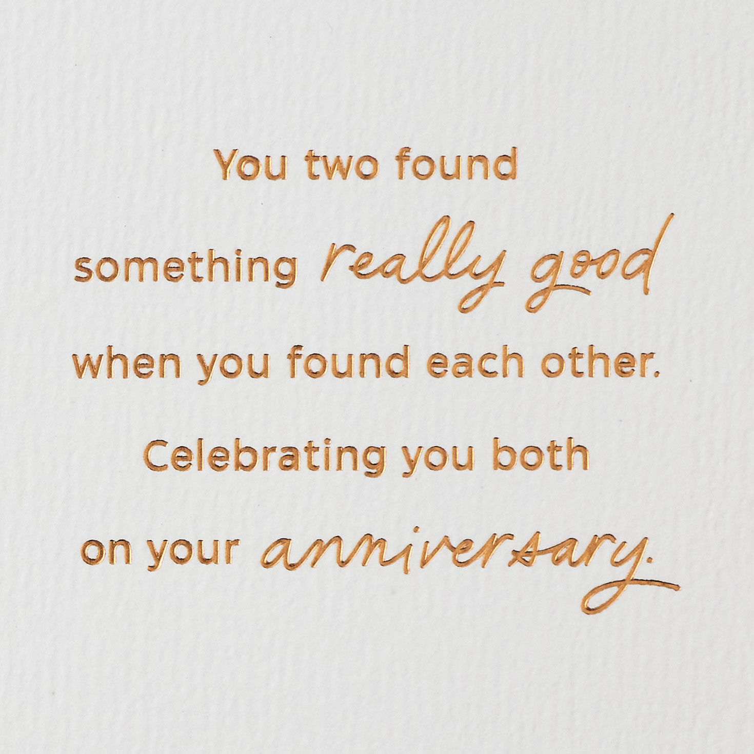 Floral Anniversary Card for Daughter and Partner Sentiment image number 2