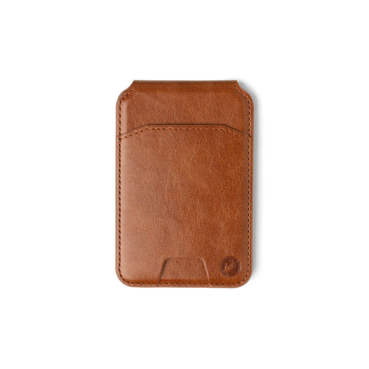 Men's Brown Magnetic Phone Wallet  image number 1