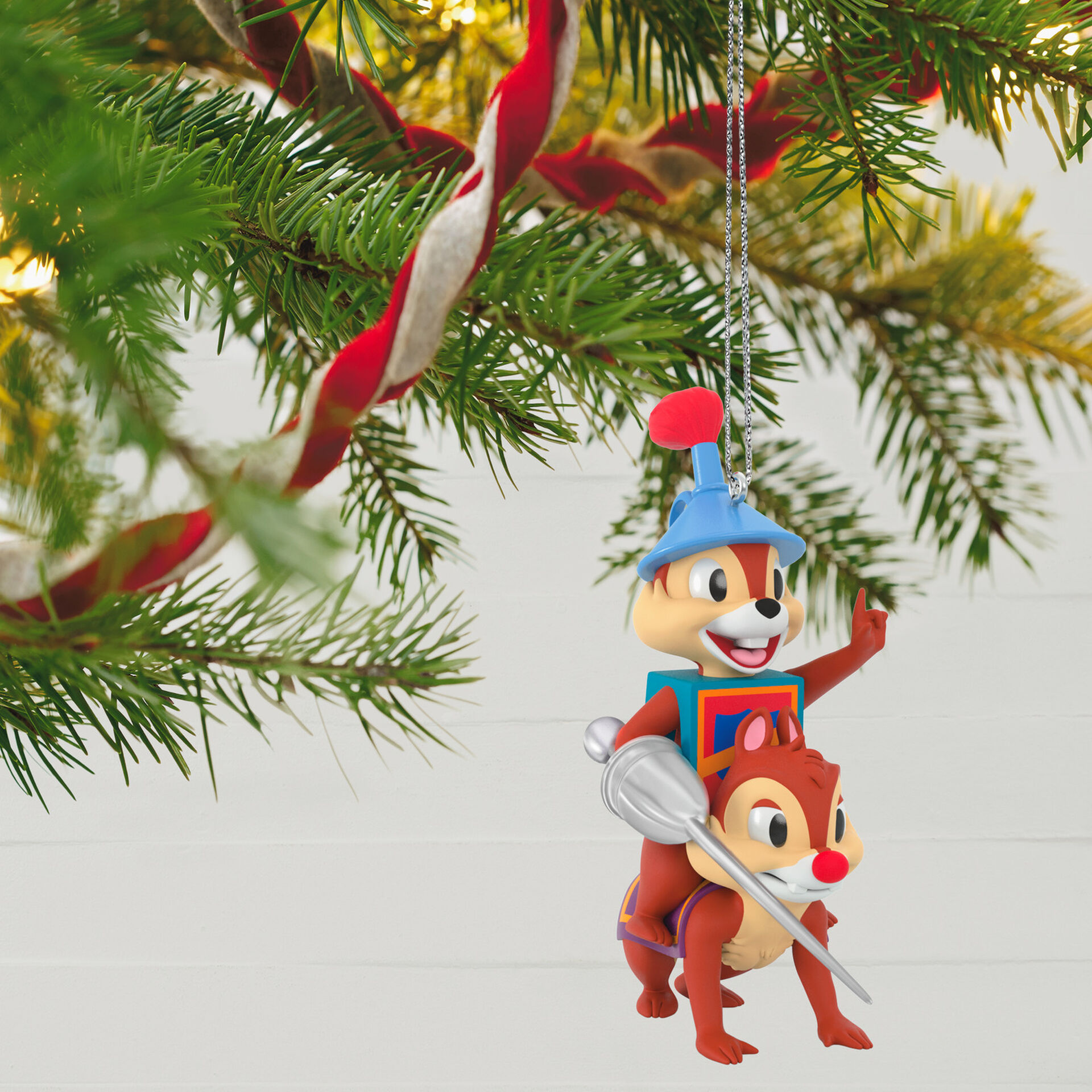 Disney Chip and Dale Dragon Around Ornament Keepsake Ornaments Hallmark