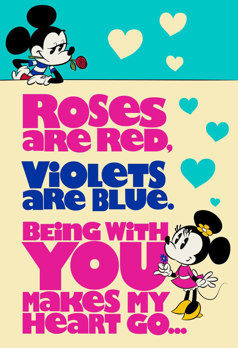 Mickey and Minnie Woo Hoo Anniversary Card