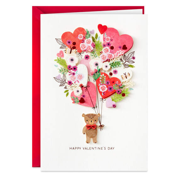 I Love You With All My Heart Valentine's Day Card, , large image number 1
