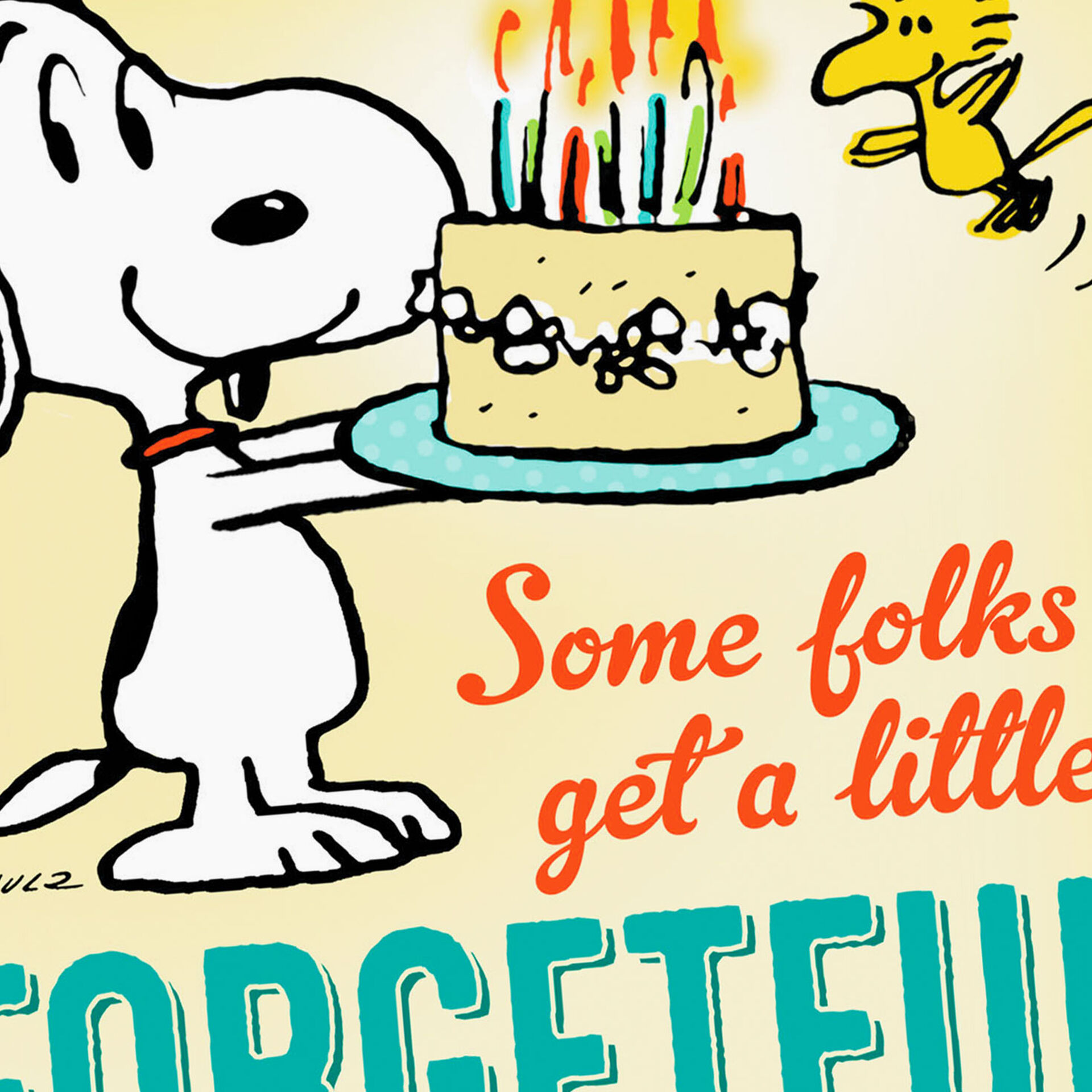 Peanuts® Snoopy and Woodstock Funny Birthday Card Greeting Cards Hallmark