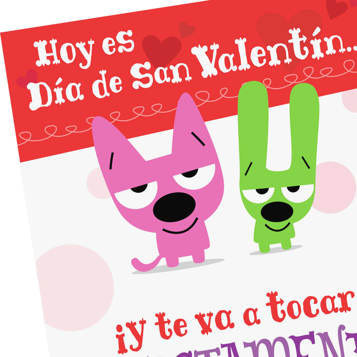 hoops&yoyo™ Smooch SpanishLanguage Valentine's Day Card