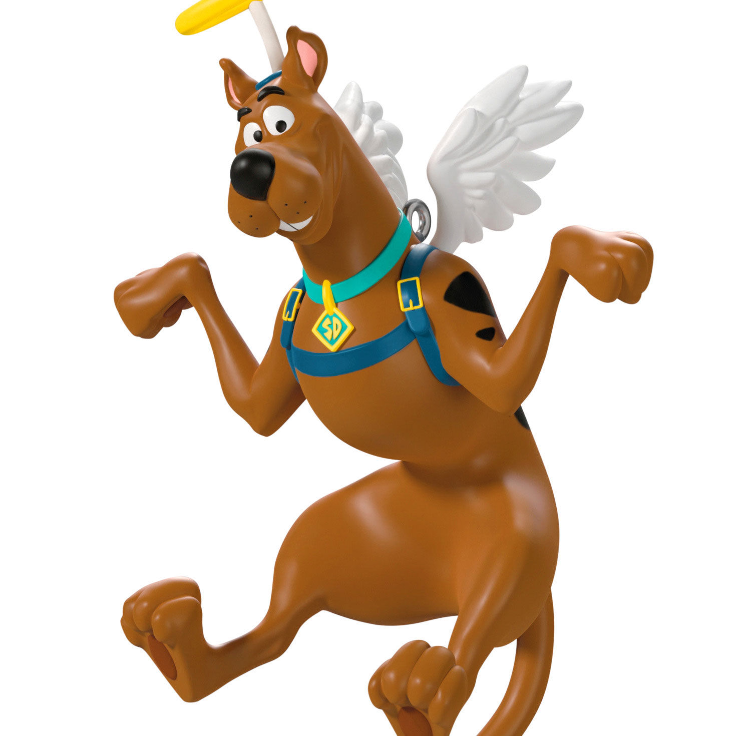 Scooby-Doo Angel Wings and Halo Keepsake Ornament closeup view image number 5