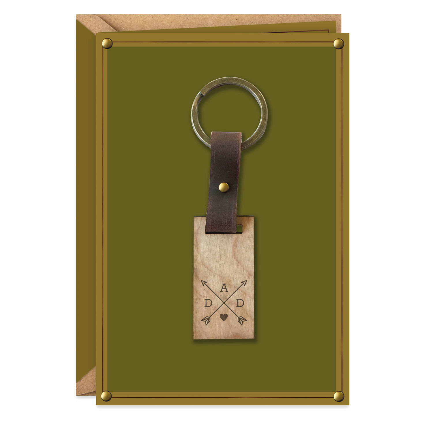 Thanks for Everything Card for Dad With Key Chain