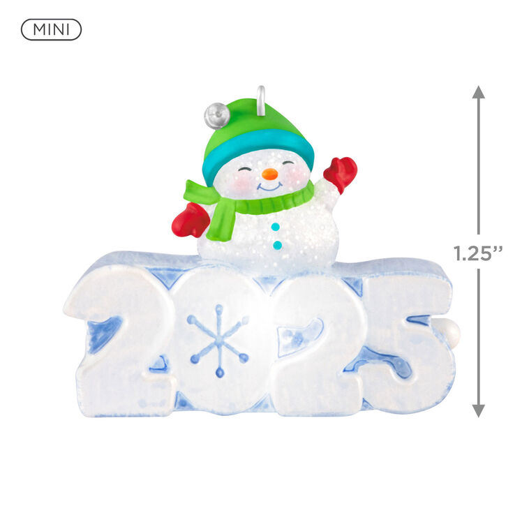 Snowman on 2025 Keepsake Ornament  image number 3