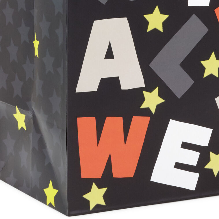 Happy Halloween Letters Large Gift Bag side detail image number 5
