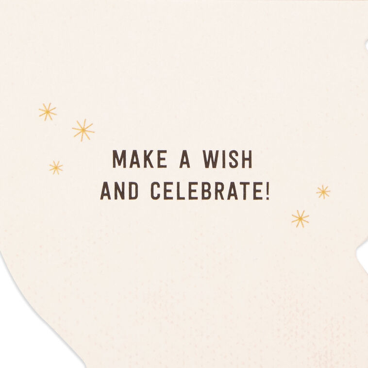 Mickey Mouse Wood Cut Birthday Card Sentiment  image number 2