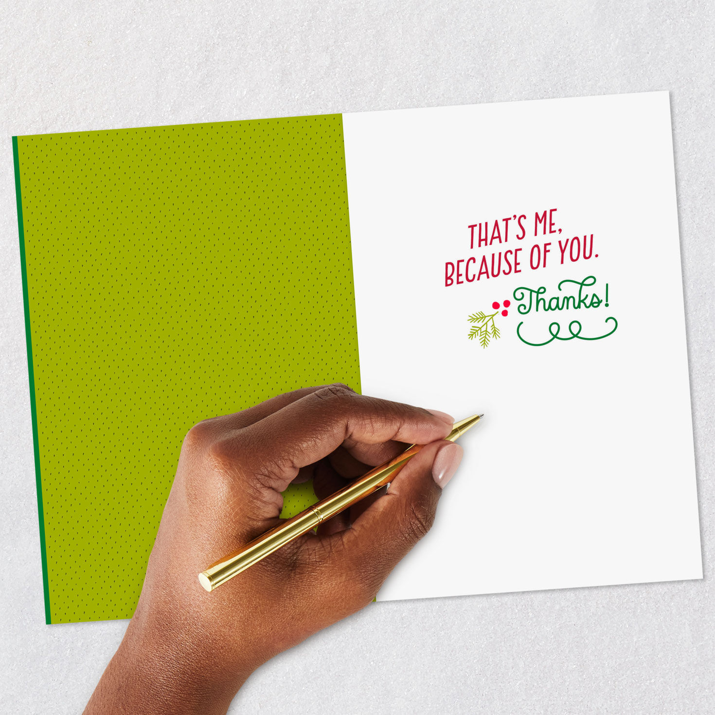 Stack of Christmas Presents Christmas Card Signing card image number 6