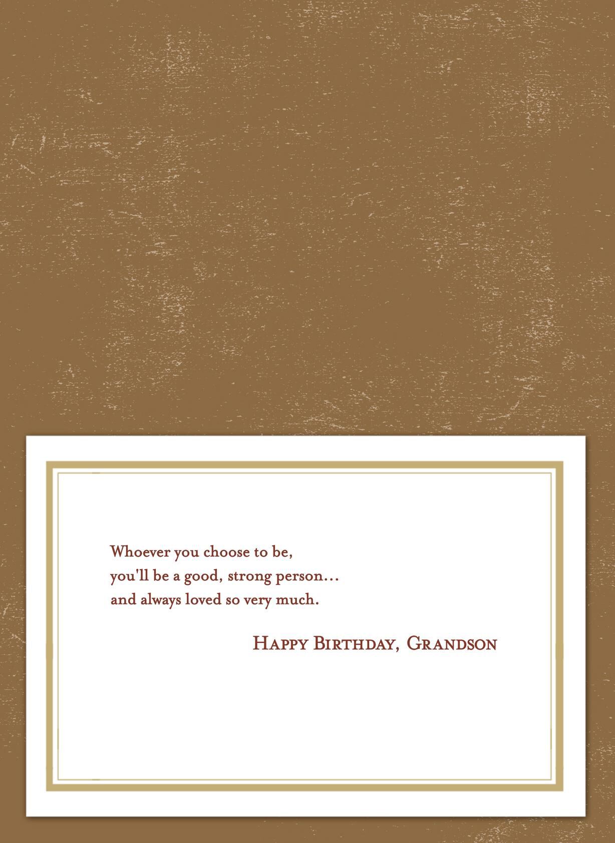 Illustrated Bridge Scene Birthday Card for Grandson