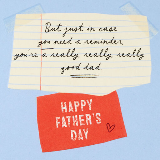 You're a Really Good Dad Father's Day Card for Son-in-Law, 